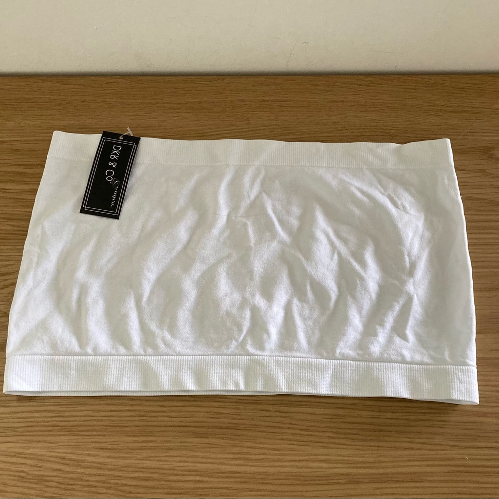 DKR & Co. Size L/XL White Bandeau - NWT